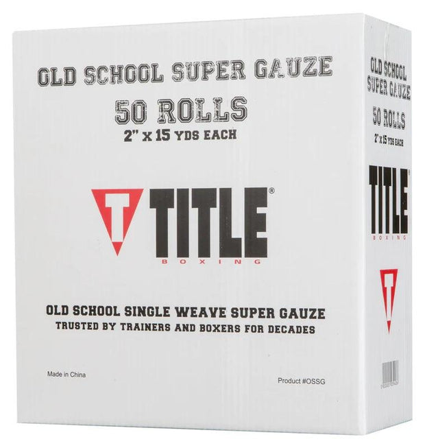 Title Old School Super Gauze 50 Rolls - Box-Up Nation™