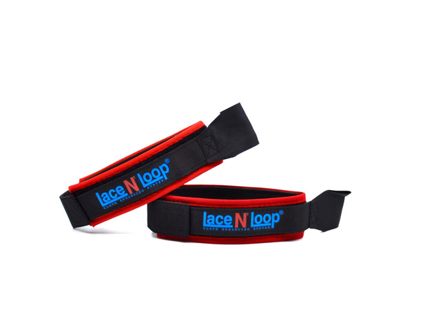 lace n loop black/red